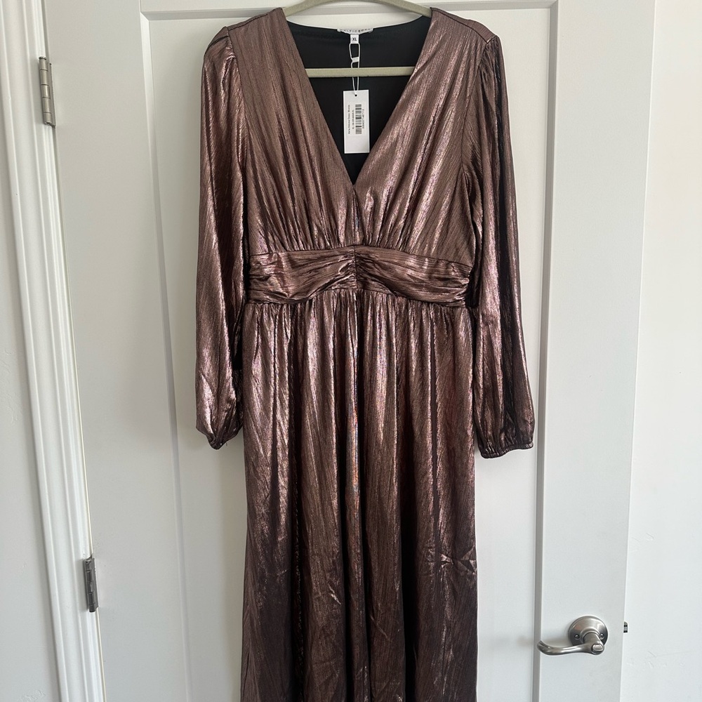 Baltic Born - Bronze Brown Shimmer Dress Size XL
